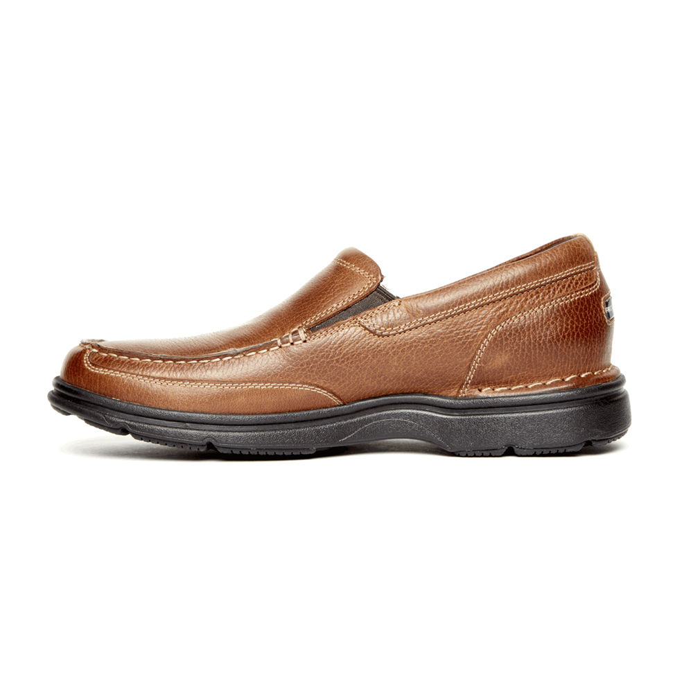 Rockport Slip-Ons Herre Brune - Prowalker Eureka Plus - TUYQ72864